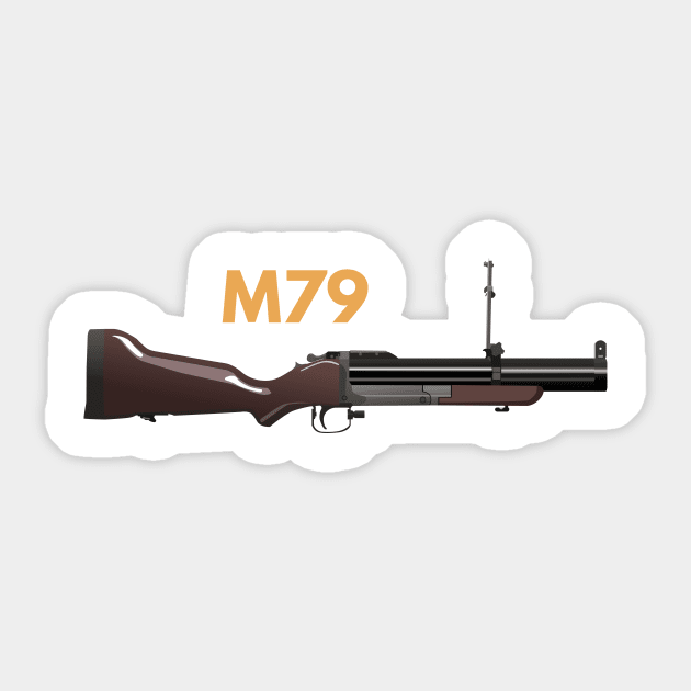 M79 American Grenade Launcher Sticker by NorseTech